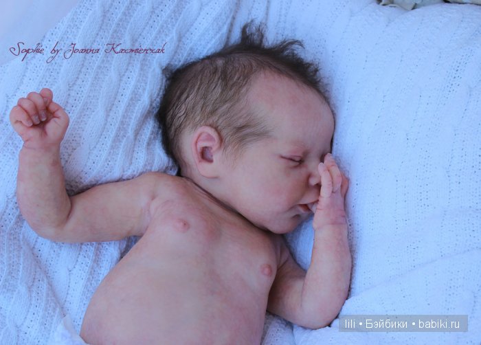 Полностью силиконовая куколка Sophie от Joanna Kazmierczak (фото 7)
