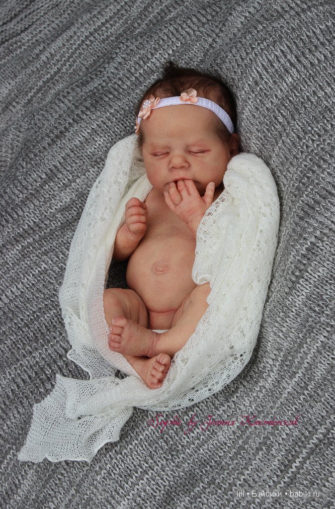 Полностью силиконовая куколка Sophie от Joanna Kazmierczak (фото 5)