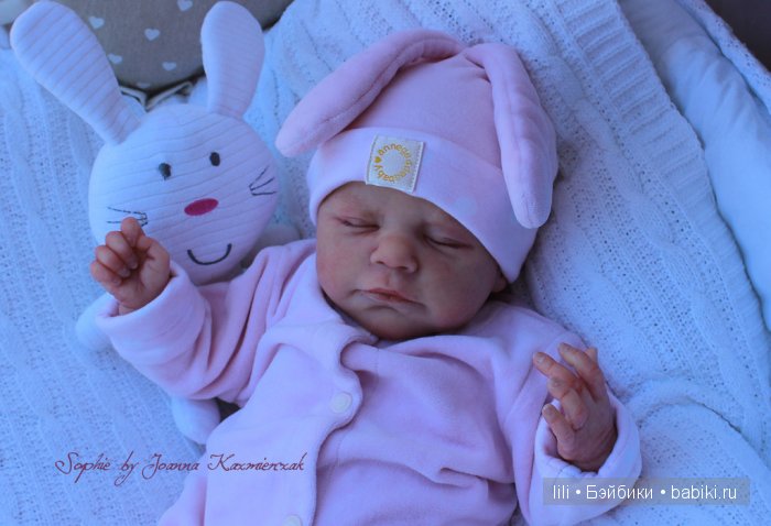Полностью силиконовая куколка Sophie от Joanna Kazmierczak