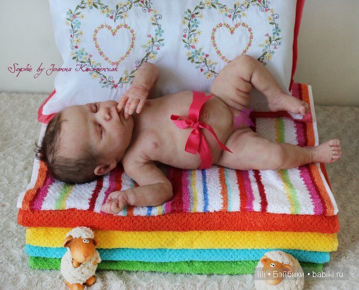 Полностью силиконовая куколка Sophie от Joanna Kazmierczak (фото 4)