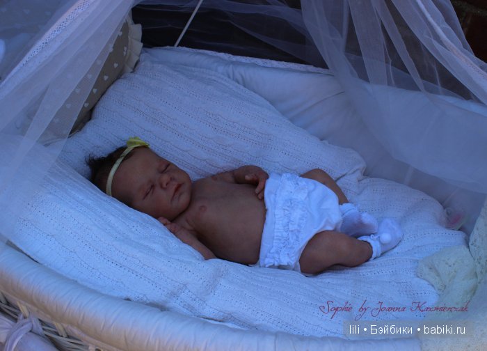 Полностью силиконовая куколка Sophie от Joanna Kazmierczak (фото 10)