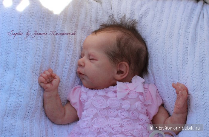 Полностью силиконовая куколка Sophie от Joanna Kazmierczak (фото 9)