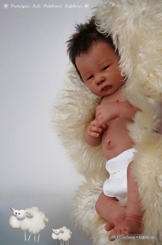 Новый молд для куклы реборн Luli от скульптора Adrie Stoete