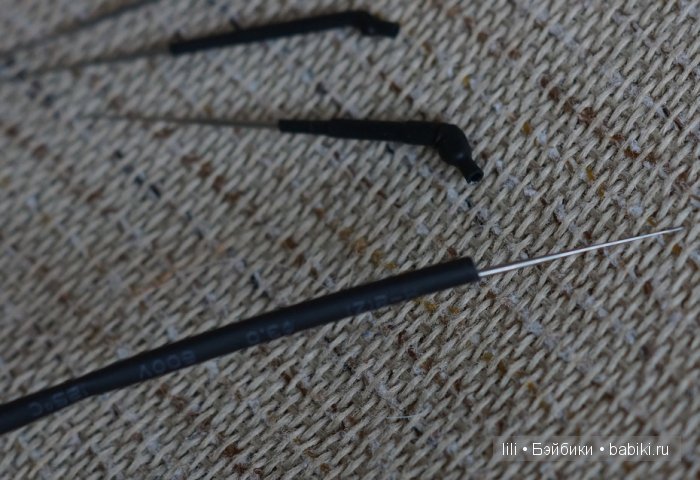 Учимся делать реборн. Иголки в оплетке