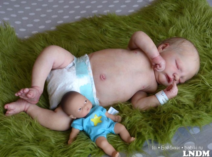 Молд куклы реборн Realborn Owen Asleep