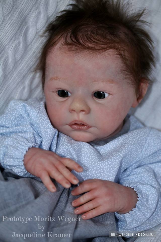 Молд для куклы реборн Moritz от скульптора Sabine Wegner