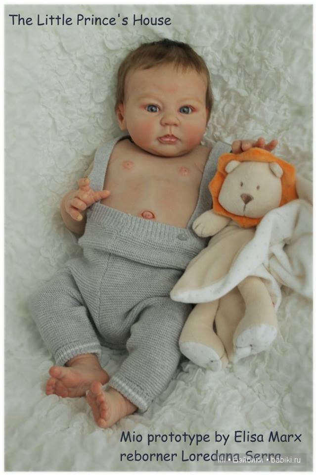 Молд для куклы реборн Mio, скульптор Elisa Marx