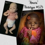 Молд для куклы реборн Amerie от скульптора Lorna Miller Sands