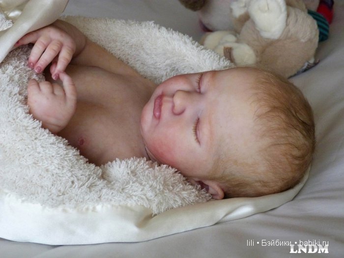 Молд для куклы реборн Realborn Logan Asleep