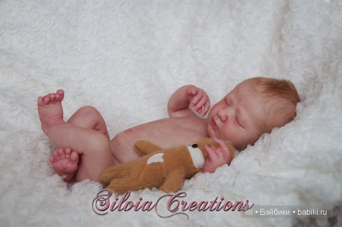 Молд для куклы реборн Realborn Logan Asleep