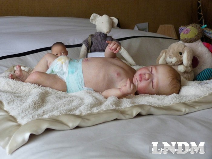 Молд для куклы реборн Realborn Logan Asleep