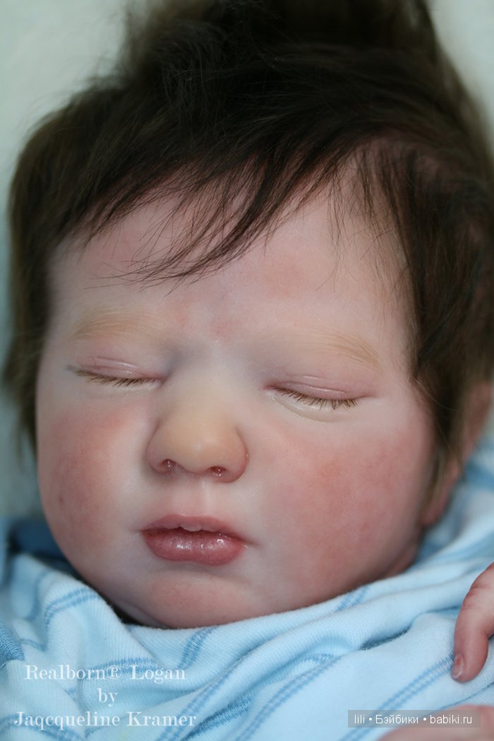 Молд для куклы реборн Realborn Logan Asleep