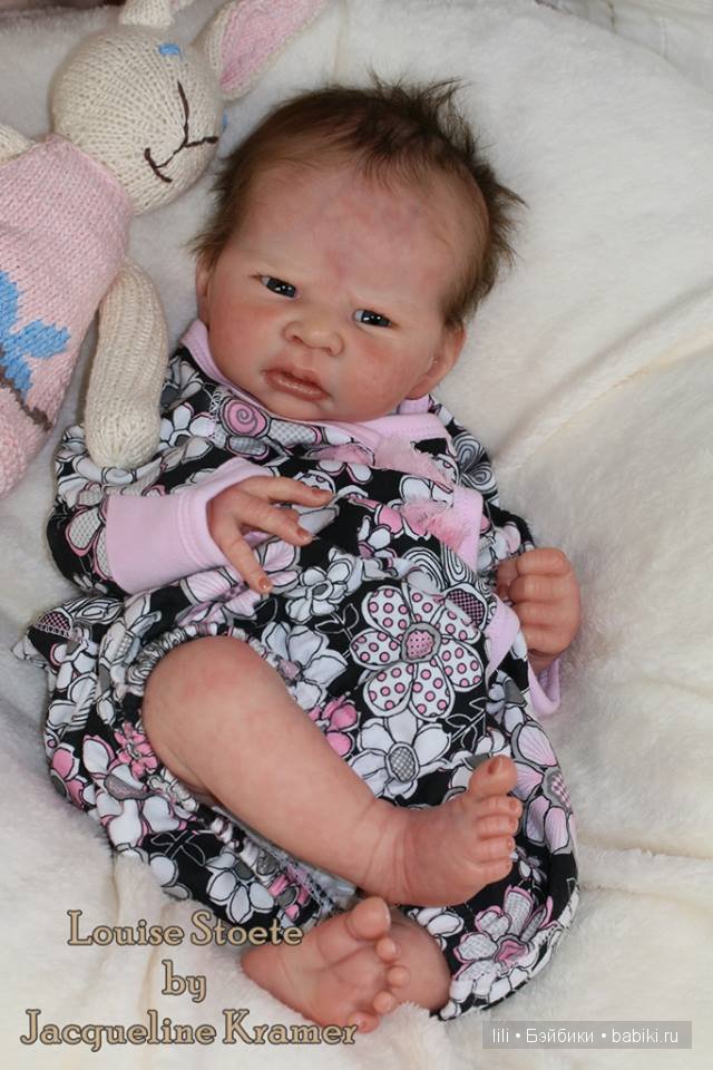 Молд для куклы реборн Louise от скульптора Adrie Stoete