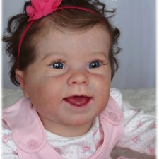 Портретный молд для куклы реборн Kenzie, скульптор Donna RuBert