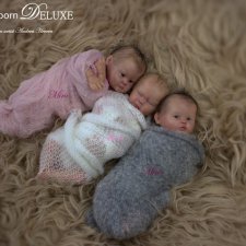 Тройняшки реборн от скульптора Didy Jacobsen