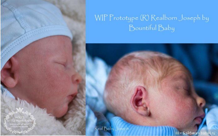 Realborn Joseph asleep — Молды и прототипы Реборн (Reborn): новинки