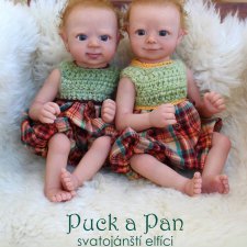 Молды кукол реборн Puck и Pan скульптора Lenka Poláček Hučínová