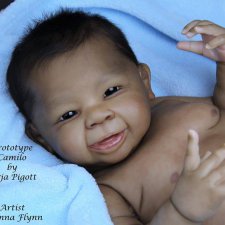 Молд для куклы реборн Camilo от скульптора Jorja Pigott