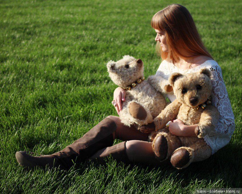 фото с автором игрушек тедди Татьяной Матляк