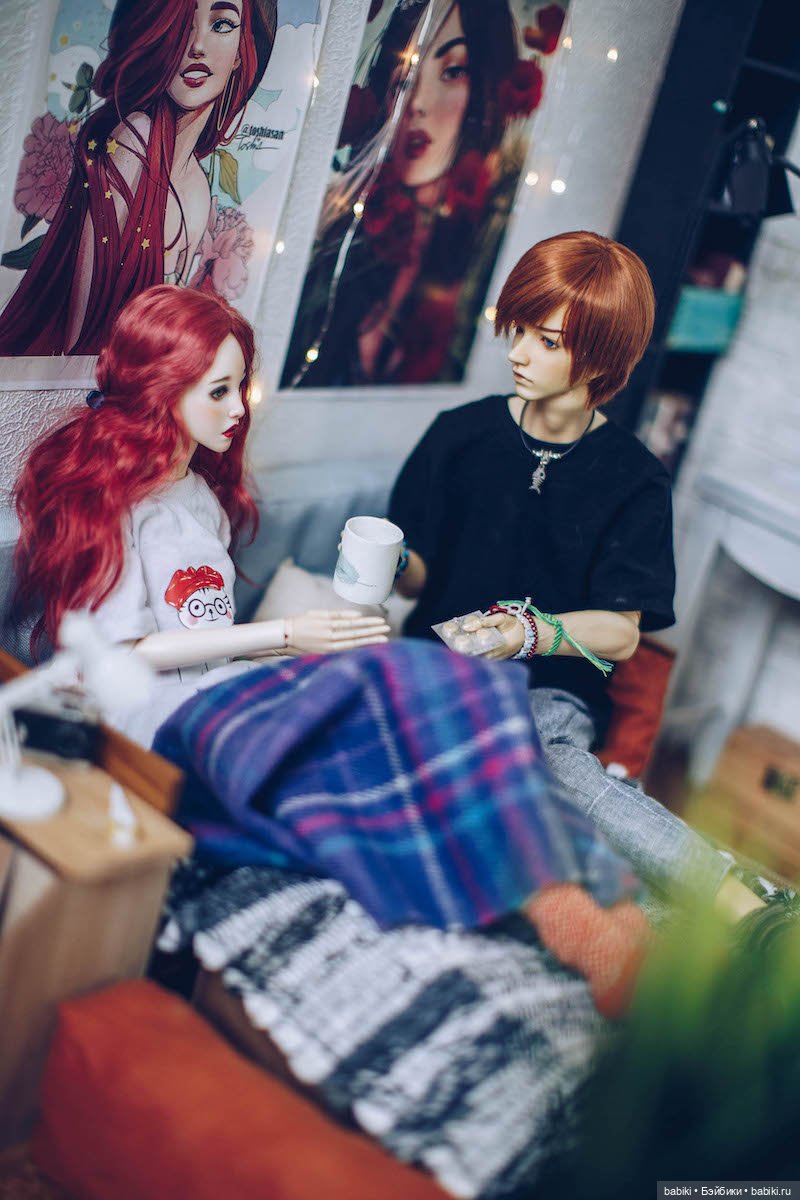 Побочная реакция — Фотоистории с куклами BJD (БЖД): сериалы