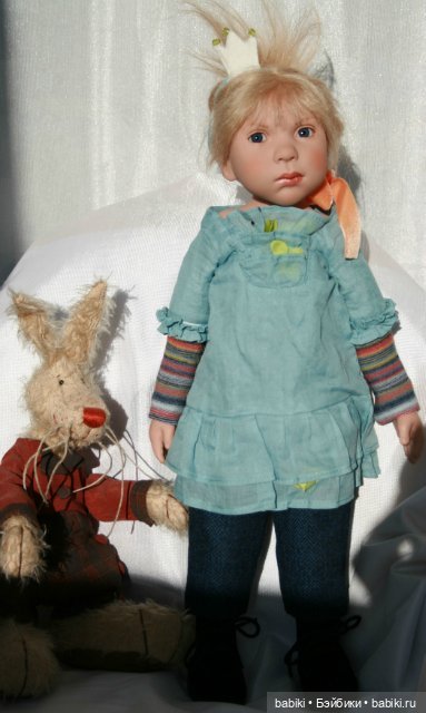 Цветочки от Цвергназе - Феня и Лия. Коллекционные куклы (фото 4)
