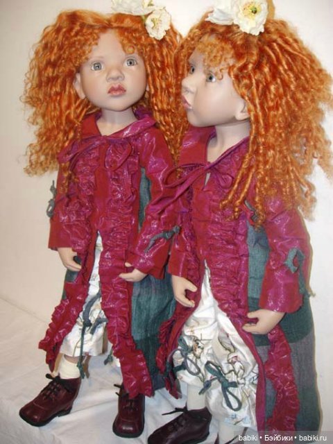 Такие разные близнецы. Коллекционные куклы Zwergnase - Irmi, Mimmilill, Willemijn, Leen, Katinka, Larsine