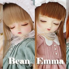 В честь старта продаж Love type Sleeping Bean и Sleeping Kino Migidoll будут продавать еще и Sleeping Emma и Sleeping Toto