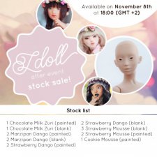 8 ноября у Merry Doll Round стартует продажа кукл не проданных на Лдолл