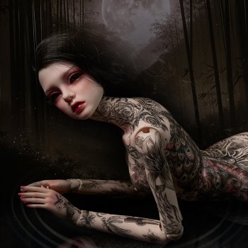 Black Rain Tattoo Kate от Dollmore