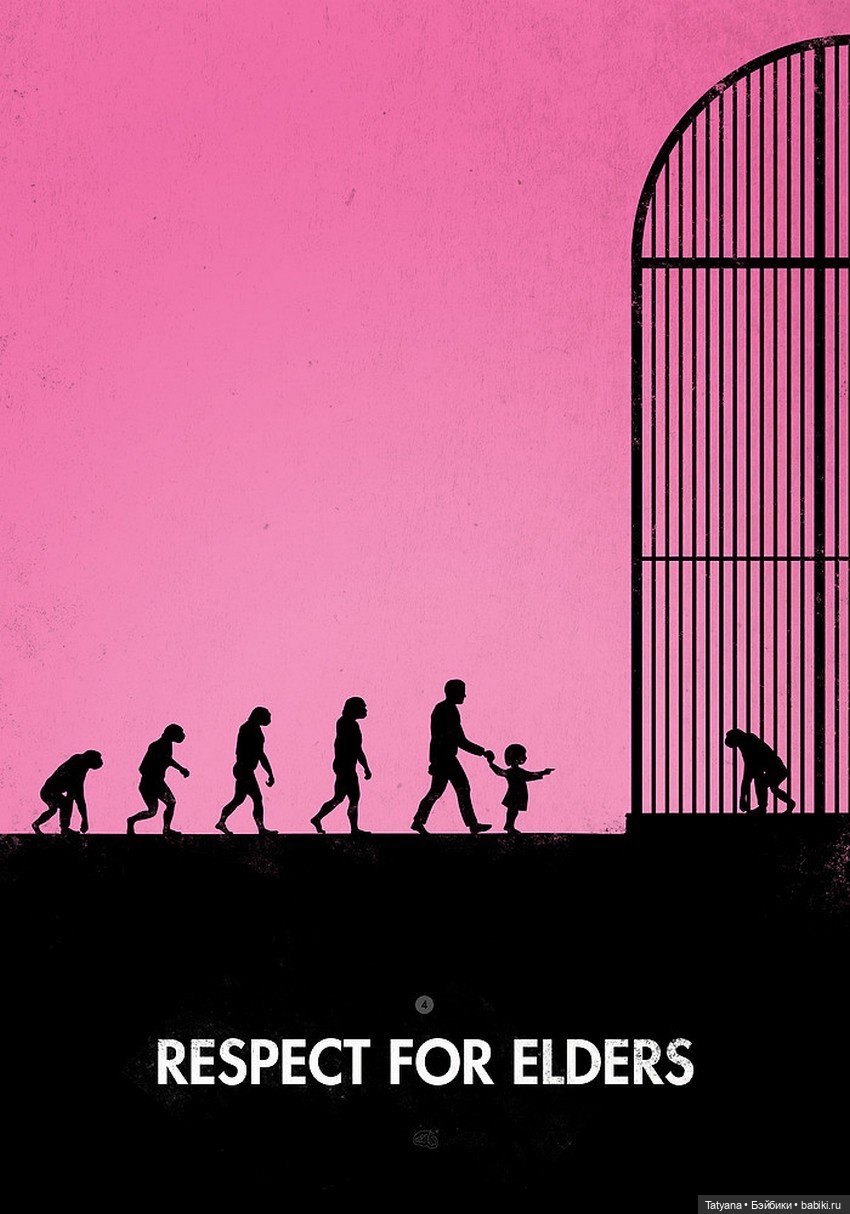 20 карикатур об эволюции — Живопись и графика: творчество художников