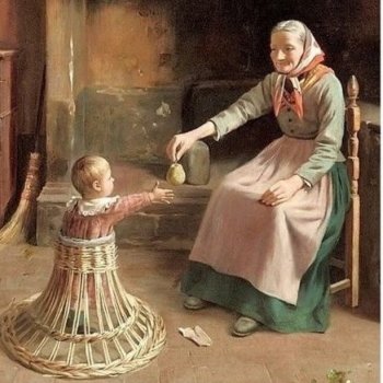 Плетеные «юбочки»: как малыши учились ходить 500 лет назад