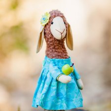 Овечка, выкройка игрушки от Ирины Полушкиной