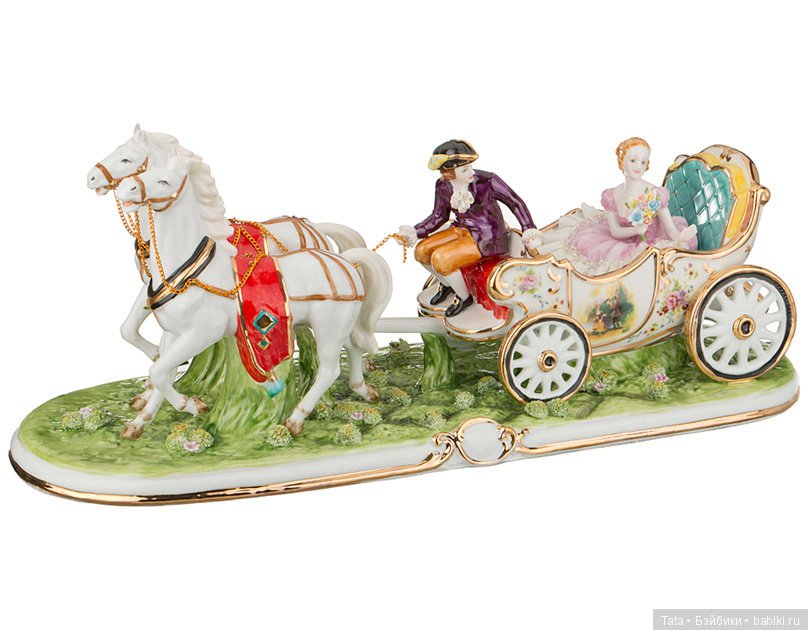 Фарфоровые кареты — Фарфоровые статуэтки и фигурки: винтаж