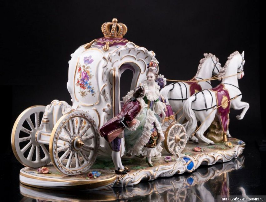 Фарфоровые кареты — Фарфоровые статуэтки и фигурки: винтаж