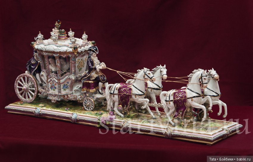 Фарфоровые кареты — Фарфоровые статуэтки и фигурки: винтаж