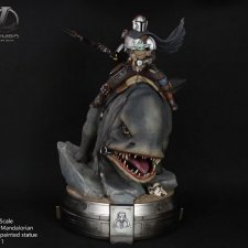 Limbo Studio - статуя Мандалорец и Блуррг в масштабе 1/6 по сериалу "Мандалорец"