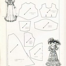 Выкройки старинных платьев