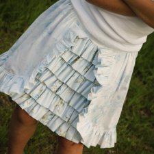 Юбка с рюшами на старинный манер