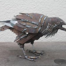 Скульптуры из металлолома, вдохновленные природой