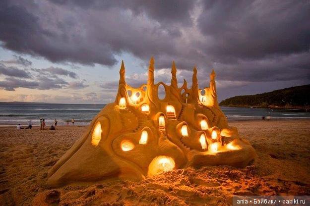 Грандиозные произведения скульптуры из песка