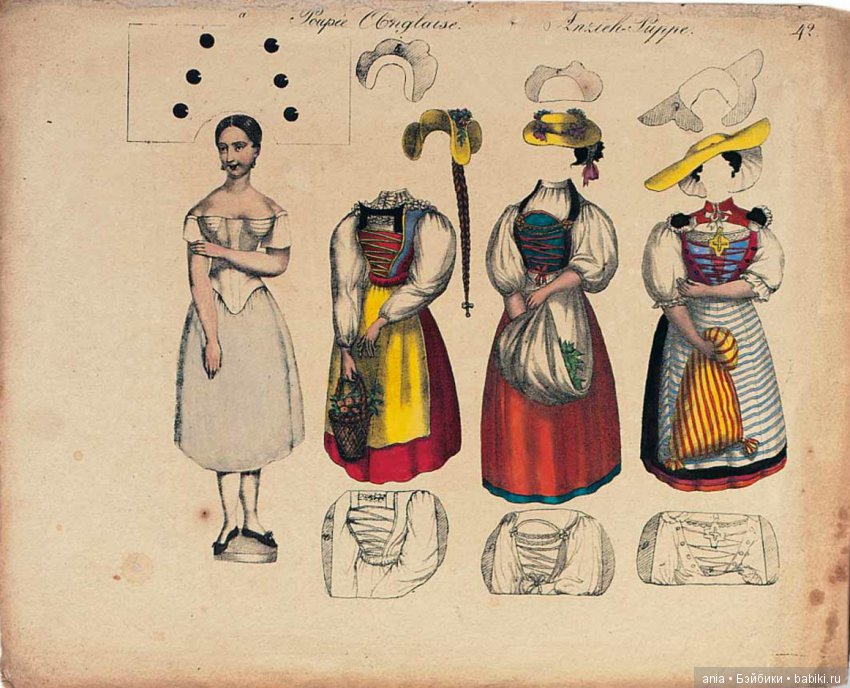 Антикварные бумажные куклы (фото 4)