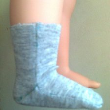 Выкройка носочков для куклы