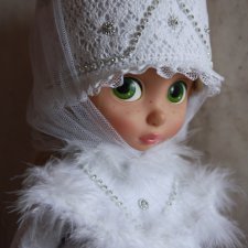 Выкройка кокошника для куклы Disney Animators от Марины Быковой