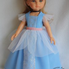 Выкройка платья Золушки для кукол Паола Рейна 32 см