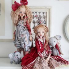 Художественная кукла Елены Оплаканской