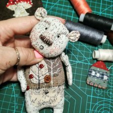 Потапыч. Автор игрушки с выкройкой Саша Русская