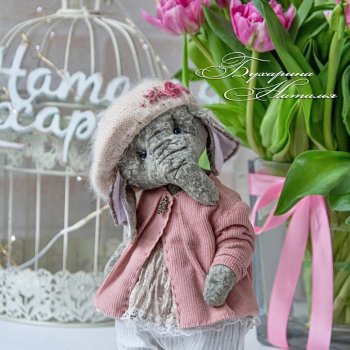 Выкройка слоника, автор Бухарина Наталья