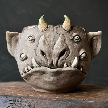 Работы pale.goat в керамике