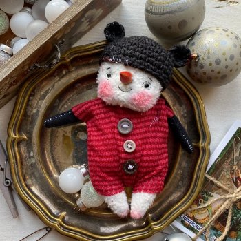 Снеговик от Terri tel с выкройкой