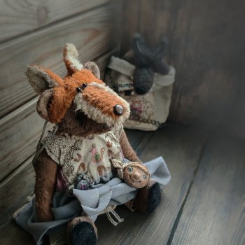 Маски-шапочки для мишки с выкройкой, МК от Татьяны Савеловой